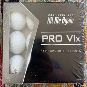 Challenge Golf Pro V1x Dozen Refurbished Golf Balls